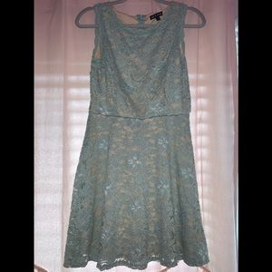 Light Teal Lace Dress